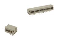 4-row connectors Low-profile
