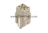 1+PE Contacts Heavy Duty Connector 3A Insert Han Q Series Receptacle, 09120023152 Pack of 2 1+PE Contacts Heavy Duty Connector 3A Insert Han Q Series Receptacle, 09120023152 Pack of 2