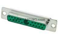 HARTING D-Sub Mixed Contact Connectors DSUB FEM STR 17W2 20 A S4 CONTACT Pack of 2 HARTING D-Sub Mixed Contact Connectors DSUB FEM STR 17W2 20 A S4 CONTACT Pack of 2