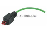 FO CABLE ASSY-1M-1xPP SCRJ MM POF