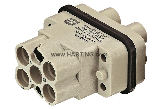 han q 4 2female insert with quick lock