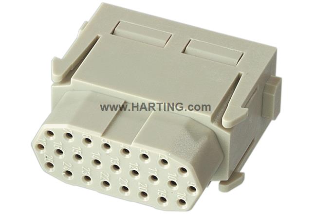 Steckverbinder/Stecker Harting Han 09140253101 High Density Modul 25pol VE5Stk Steckverbinder/Stecker Harting Han 09140253101 High Density Modul 25pol VE5Stk