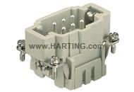 Harting han presa 6e-bu-c NO FRASE 6 poli 09330062702 per crimpkontakte