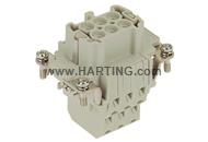 Harting han presa 6e-bu-c NO FRASE 6 poli 09330062702 per crimpkontakte