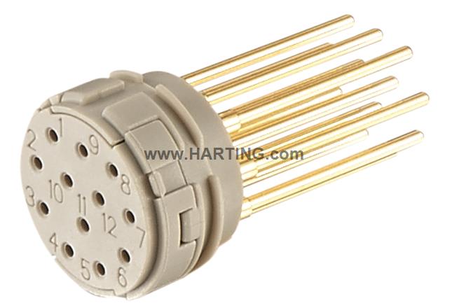 Han R23 Pos. 12 F Insert Solder (l=17.5) Han R23 Pos. 12 F Insert Solder (l=17.5)