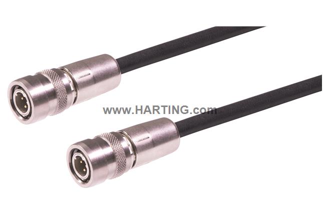 Details about   Harting 21 34 929 2405 100 M12 D-Coded Cable Assembly st/st m/m 10,0m NEW S...
