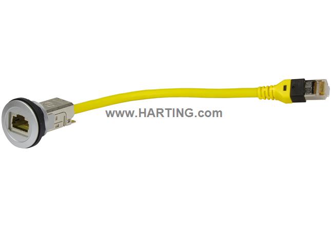 har-port RJ45 Cat.6; PFT 0,5m cable