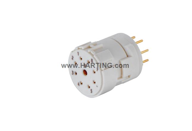 M23 09 Female -soldered contact