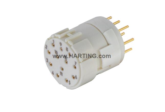 M23 12 Female -soldered contact