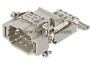 Han E AV 06 Pos. M Insert Term Block Rig