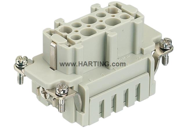 Han HvES 3 Pos. F Insert Cage Clamp Term