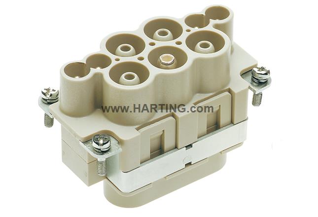 Han K4/4-M 6-16mm², Finger protected