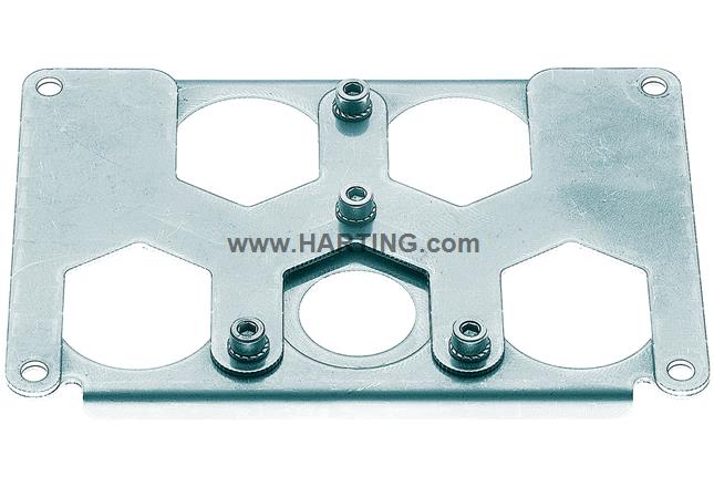 Han 48HPR frame female 5x HC350 (4+PE)