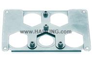 Han 48HPR frame female 5x HC350 (4+PE)