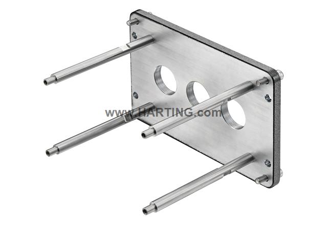 Han 48HPR mounting cover-PVD 1to2-3xM32