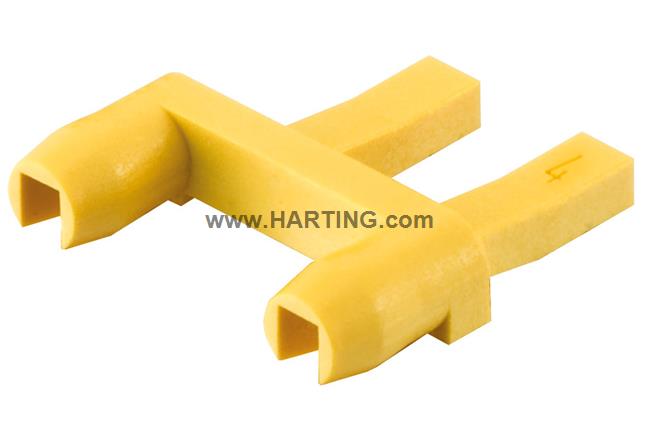 Han-Modular Compact Coding Pin 4 yellow