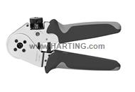 M17 crimping tool for single contacts