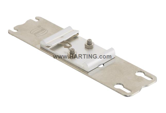 DIN rail mounting adapter