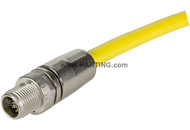M12 X-coded Cable Assembly 20m