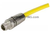 M12 X-coded Cable Assembly 0,5m