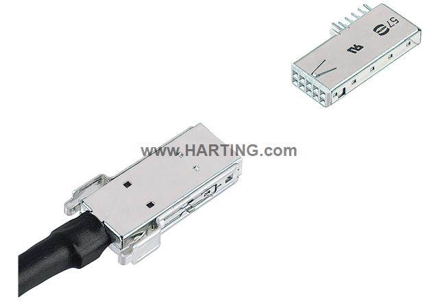Har-link male IDC 10P conn assy kit