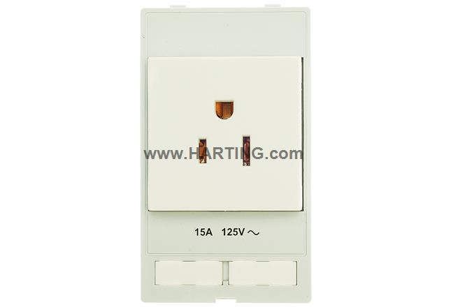 Plug socket module USA/Japan (NEMA 5-15)