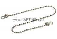 Chain 250mm with 2 eyelets and 1 rivet
