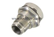 HARTING M12 housing male front mounting