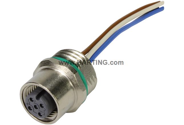 M12 Cable Assembly A-cod st/- f/- 1,0m