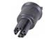 M12 CAT6a receptacle straight