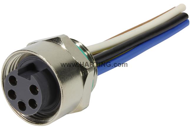 7/8 Cable Assembly 4p+PE st/- f/- 0,5m