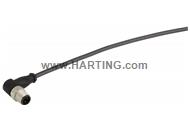 M12 Cable Assembly A-cod an/- m/- 3,0m