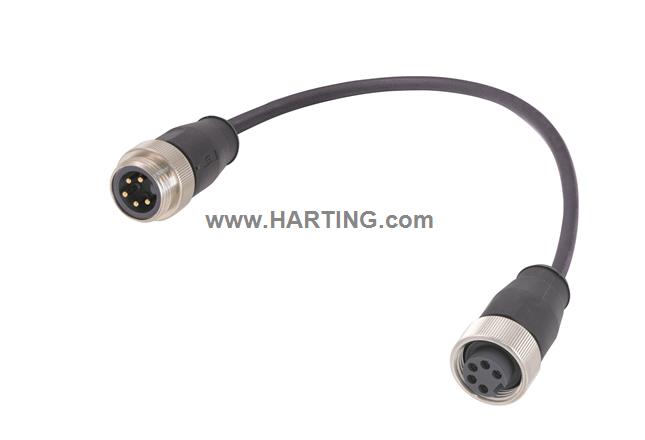7/8 Cable Assembly 4p+PE st/st f/m 2,0m