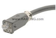 Hybr.cable Assy, AC, 5m -1x HAN3A