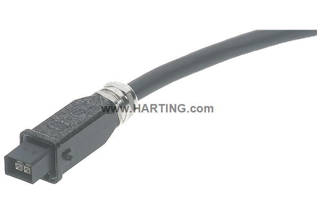 Hybr.cable Assy,DC,40m,FO+POW-MM-1xHAN3A