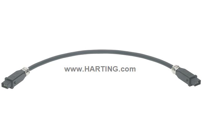 Hybr.cable Assy,DC,20m,FO+POW-MM-2xHAN3A