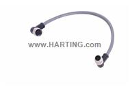 M12 A-cod 5-pol an/an m/f PVC Dnet 0.6m