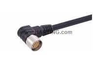 M23_19P MA,Int-thread,ANG PVC cable,10M