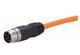 M23_6P MA,ext-thread,STR PUR cable,5M