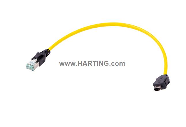 ix Ind. -DB RJ45 Cat.6A FRNC yellow 7,5m