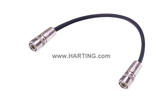 M12 D-coded Cable Assembly 2m