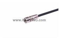 M12 X-coded Cable Assembly- 0,2m