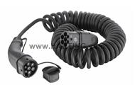 Cable Mode3 Type2 20A 3ph 5m spiral