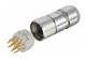 Set M23 Male 12pol. straight solder 7-12