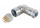 Set M23 Male 12pol. angled solder 7-12