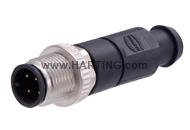 M12 A-cod 4P Male Straight