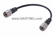 M12 D m/m st/st PP EtherRail 0,5m