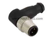 M12 A12 angled male unshld