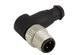 M12 A12 angled male unshld