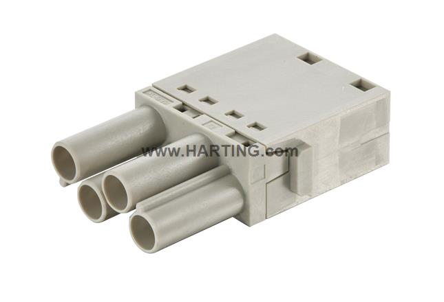 Han® CC Push-In module, female 1,5-6mm²
